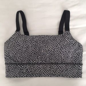 Lululemon Athletica Black and White Sports Bra